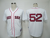 Boston Red Sox #52 Jenks White Jerseys ,baseball caps,new era cap wholesale,wholesale hats
