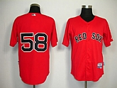 Boston Red Sox #58 Papelbon Red Jerseys,baseball caps,new era cap wholesale,wholesale hats