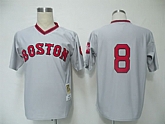 Boston Red Sox #8 Yastrzemski Grey M&N Jerseys,baseball caps,new era cap wholesale,wholesale hats