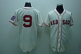 Boston Red Sox #9 williams m&n cream,baseball caps,new era cap wholesale,wholesale hats