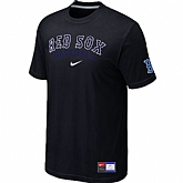 Boston Red Sox Black Nike Short Sleeve Practice T-Shirt,baseball caps,new era cap wholesale,wholesale hats