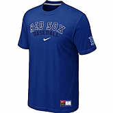 Boston Red Sox Blue Nike Short Sleeve Practice T-Shirt,baseball caps,new era cap wholesale,wholesale hats