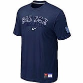 Boston Red Sox D.Blue Nike Short Sleeve Practice T-Shirt,baseball caps,new era cap wholesale,wholesale hats