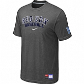 Boston Red Sox D.Grey Nike Short Sleeve Practice T-Shirt,baseball caps,new era cap wholesale,wholesale hats