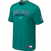 Boston Red Sox Green Nike Short Sleeve Practice T-Shirt,baseball caps,new era cap wholesale,wholesale hats