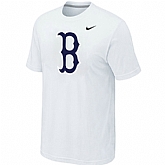 Boston Red Sox Heathered Nike White Blended T-Shirt,baseball caps,new era cap wholesale,wholesale hats