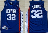 Brooklyn Nets #32 Julius Erving Blue ABA Hardwood Classic Swingman Jerseys,baseball caps,new era cap wholesale,wholesale hats
