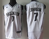 Brooklyn Nets #7 Joe Johnson White Swingman Jerseys,baseball caps,new era cap wholesale,wholesale hats