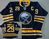 Buffalo Sabres #29 Jason Pominville Dark Blue Third Jerseys,baseball caps,new era cap wholesale,wholesale hats