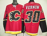 Calgary Flames #30 Vernon Red Jerseys,baseball caps,new era cap wholesale,wholesale hats