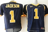 California Golden Bears #1 Jackson Blue Jerseys,baseball caps,new era cap wholesale,wholesale hats