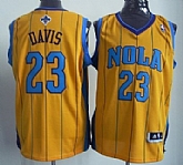 Charlotte Hornets #23 Anthony Davis Yellow Jerseys,baseball caps,new era cap wholesale,wholesale hats