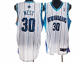 Charlotte Hornets #30 West white Jerseys,baseball caps,new era cap wholesale,wholesale hats