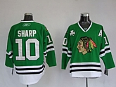 Chicago Blackhawks #10 Patrick Sharp Green Jerseys,baseball caps,new era cap wholesale,wholesale hats