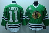 Chicago Blackhawks #11 madden green Jerseys,baseball caps,new era cap wholesale,wholesale hats
