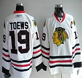 Chicago Blackhawks #19 Janathan Toews white Jerseys,baseball caps,new era cap wholesale,wholesale hats