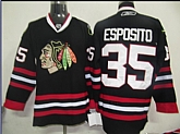 Chicago Blackhawks #35 ESPOSITO Black Jerseys,baseball caps,new era cap wholesale,wholesale hats