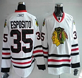 Chicago Blackhawks #35 ESPOSITO white Jerseys,baseball caps,new era cap wholesale,wholesale hats