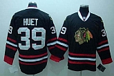 Chicago Blackhawks #39 Huet black Jerseys 3rd,baseball caps,new era cap wholesale,wholesale hats