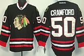 Chicago Blackhawks #50 Corey Crawford Black Jerseys,baseball caps,new era cap wholesale,wholesale hats