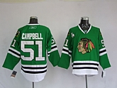 Chicago Blackhawks #51 Brian Campbell Green Jerseys,baseball caps,new era cap wholesale,wholesale hats
