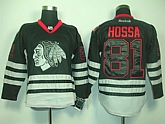 Chicago Blackhawks #81 Marian Hossa Black Jerseys,baseball caps,new era cap wholesale,wholesale hats