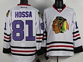 Chicago Blackhawks #81 Marian Hossa White With Purple Jerseys,baseball caps,new era cap wholesale,wholesale hats