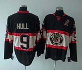 Chicago Blackhawks #9 Hull black Jerseys New 3rd,baseball caps,new era cap wholesale,wholesale hats