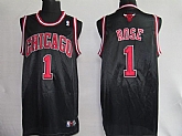Chicago Bulls #1 Derek Rose Black Jerseys,baseball caps,new era cap wholesale,wholesale hats