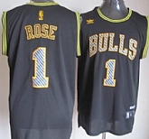 Chicago Bulls #1 Derrick Rose Black Electricity Fashion Jerseys,baseball caps,new era cap wholesale,wholesale hats