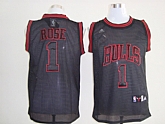 Chicago Bulls #1 Rose black Jerseys,baseball caps,new era cap wholesale,wholesale hats
