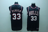 Chicago Bulls #33 Scottie Pippen black Jerseys,baseball caps,new era cap wholesale,wholesale hats