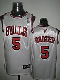 Chicago Bulls #5 Boozer white Jerseys,baseball caps,new era cap wholesale,wholesale hats