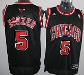 Chicago Bulls #5 Carlos Boozer Revolution 30 Swingman Black Jerseys,baseball caps,new era cap wholesale,wholesale hats