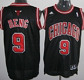 Chicago Bulls #9 Luol Deng Revolution 30 Swingman Black Jerseys,baseball caps,new era cap wholesale,wholesale hats