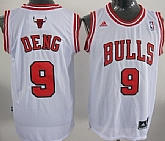 Chicago Bulls #9 Luol Deng Revolution 30 Swingman White Jerseys,baseball caps,new era cap wholesale,wholesale hats