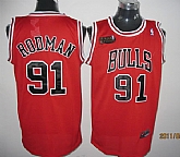 Chicago Bulls #91 Rodman red finals fans edition Jerseys,baseball caps,new era cap wholesale,wholesale hats