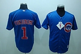 Chicago Cubs #1 Kosuke Fukudome blue Jerseys,baseball caps,new era cap wholesale,wholesale hats