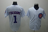 Chicago Cubs #1 Kosuke Fukudome white Jerseys,baseball caps,new era cap wholesale,wholesale hats