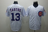 Chicago Cubs #13 Castro white Jerseys,baseball caps,new era cap wholesale,wholesale hats