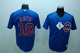 Chicago Cubs #18 Geovany Soto blue Jerseys,baseball caps,new era cap wholesale,wholesale hats