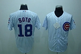 Chicago Cubs #18 Geovany Soto white Jersey,baseball caps,new era cap wholesale,wholesale hats