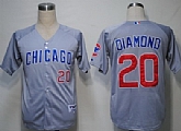 Chicago Cubs #20 Diamond Gray Jerseys,baseball caps,new era cap wholesale,wholesale hats