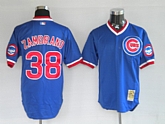 Chicago Cubs #38 Carlos Zambrano blue throwback Jerseys,baseball caps,new era cap wholesale,wholesale hats