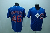 Chicago Cubs #46 Ryan Dempster blue Jerseys,baseball caps,new era cap wholesale,wholesale hats
