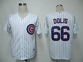 Chicago Cubs #66 Dolis White Strip Jerseys,baseball caps,new era cap wholesale,wholesale hats