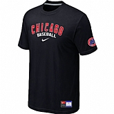 Chicago Cubs Black Nike Short Sleeve Practice T-Shirt,baseball caps,new era cap wholesale,wholesale hats