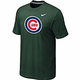 Chicago Cubs Nike Heathered D.Green Club Logo T-Shirt,baseball caps,new era cap wholesale,wholesale hats