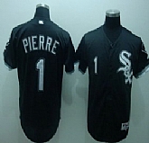 Chicago White Sox #1 Pierre Black Jerseys,baseball caps,new era cap wholesale,wholesale hats