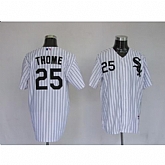 Chicago White Sox #25 Jim Thome Pinstripe,baseball caps,new era cap wholesale,wholesale hats